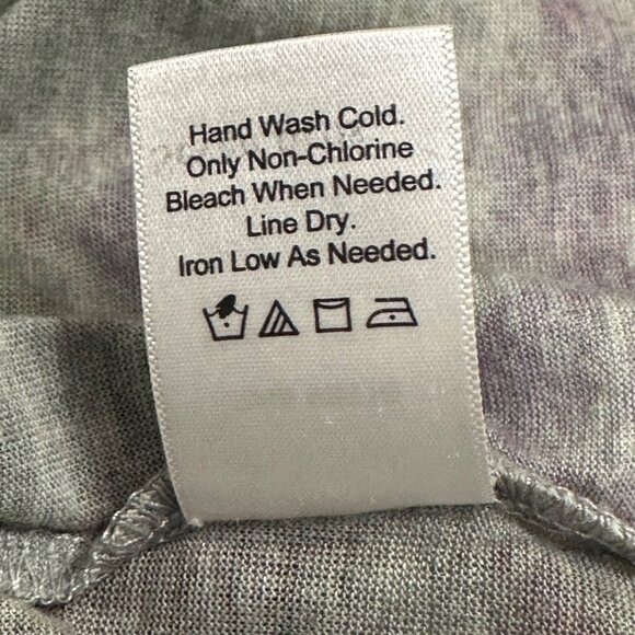 Coldwater Creek XL Sleeveless Dark Floral Lace Trim Top Boho Fairy Made In USA - Picture 5 of 7